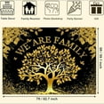 thumbnail image 5 of Family Reunion Backdrop Gold Black We are Family Glitter Family Tree Photography Background Welcome to Our Family Members Gathering Party Decorations Supplies Photo Booth Banner, 5 of 5
