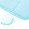 thumbnail image 4 of Unique Bargains 2 Pcs Memory Foam Bathroom Mat Non Slip Soft Bath Mats Rugs Machine Washable Blue 40x60cm+50x80cm, 4 of 6