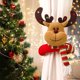 thumbnail image 2 of Decoraciones navideñas para interiores. Decoraciones para cortinas. Papá Noel 3D. Viejo. Muñeco de nieve. Ciervo. Botones para cortinas. Ambiente navideño familiar. Vestuario., 2 of 2