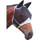 thumbnail image 1 of Mascarilla antimosquitos de malla fina con orejas para caballo blanco y negro talla L, 1 of 5