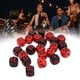 thumbnail image 5 of Juego de Dados ANGGREK Negro y Rojo 48 Piezas Tamaño Uniforme Dados de Seis Caras Plástico, 5 of 8