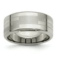 thumbnail image 1 of Stainless Steel 10mm Band Ring Man  For Dad Mens  For Him, 1 of 11