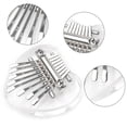 thumbnail image 2 of Mini Thumb Piano 8 Keys Kalimba Portable Finger Piano Mahogany Instrument, 2 of 8