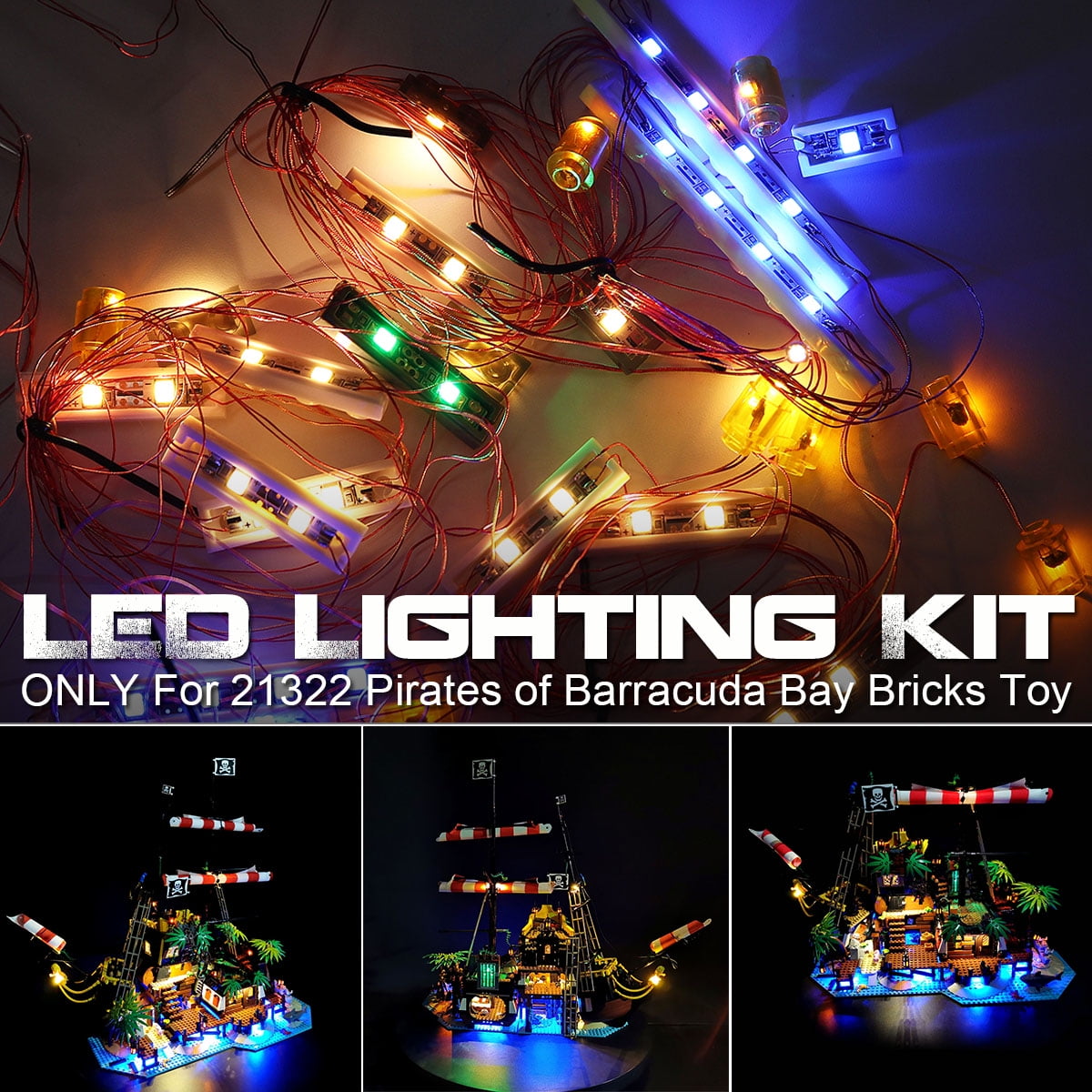 Lego 21322 light kit sale