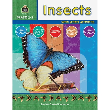 Teacher Created Resources Gr 2-5 Science/Insects Workbk Education Printed Book for Science - English