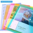 thumbnail image 4 of JUNWELL Enveloppes Gastropod Poly Couleurs Assorties Transparentes Format US A4 Lot de 10, 4 of 6