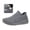 Gray, variant on Willtoo Sneakers for Women Breathable Mesh Slip‑on Knit Walking Shoes Lightweight Thick Platform Sole Elevated Casual Tennis Shoes