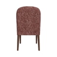 thumbnail image 5 of HomePop Rounded Back Upholstered Dining Chair, Rust Chenille, 5 of 9