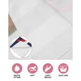 thumbnail image 6 of Navy Blue Stripe Nautical Kitchen Dish Towels for Drying Dishes Set of 4, Red Anchor Summer Coastal Waffle Weave Microfiber Hand Tea Bathroom Towels Quick Dry & Absorbent Towel 15.7x23.6, 6 of 7