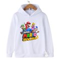 thumbnail image 3 of Ropa infantil con estampado creativo de Super Mario, sudadera informal de calle para hermano, sudadera deportiva para exteriores, sudadera con capucha para hermano de 3 a 14 años, 3 of 5