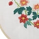 thumbnail image 4 of Kit de bordado para principiantes, punto de cruz, patrón floral, manualidades, arte, 20 x 20 cm Campsis, 4 of 4
