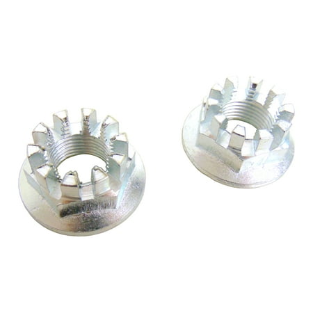 Alloy Axle Nuts - Qty2 Rear Axle Hub Castle Crown Nut 18mm x 1.50 1999-08 Honda TRX 400EX TRX400EX