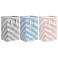 thumbnail image 6 of Large Laundry Hamper, Laundry Baskets with Handles, Freestanding Clothes Storage Basket for Clothes Pink, 6 of 6