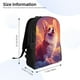 thumbnail image 4 of Disketp Sunset Cloud Corgi Mochila Unisex de Apertura Lateral Completa, Mochila para Laptop para Escuela, Trabajo y Viajes, 4 of 8