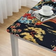 thumbnail image 5 of WYYP Chinese Style Pattern Square Tablecloth Outdoor Fitted 100% Polyester Fiber 36*36, 5 of 8