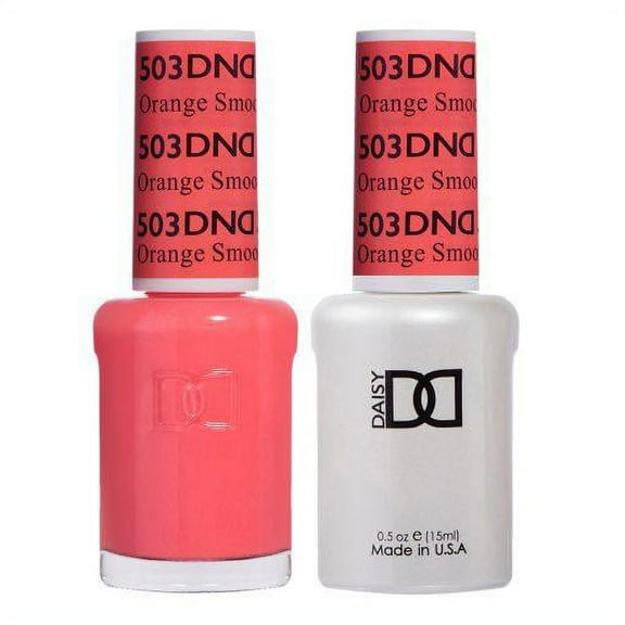 DND 503 Orange Smoothie Gel & Matching Polish Set - DND Gel & Lacquer