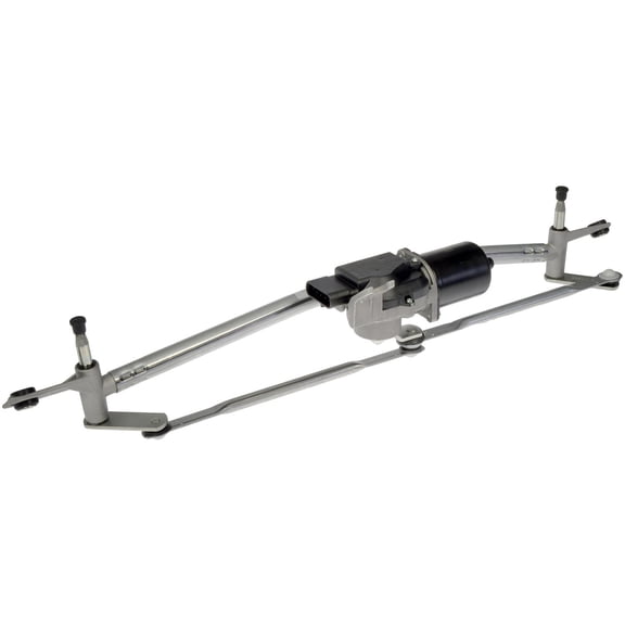 Dorman 602-246AS Windshield Wiper Motor and Linkage Assembly for Specific Chevrolet / Pontiac Models, Silver; Black