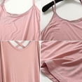 thumbnail image 3 of Camisones de verano de talla grande para mujer, de modal, con tirantes finos y largo midi. Ropa de dormir extragrande para mujer., 3 of 5