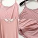 thumbnail image 3 of Camisones de verano de talla grande para mujer, de modal, con tirantes finos y largo midi. Ropa de dormir extragrande para mujer., 3 of 5