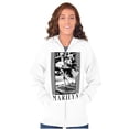 thumbnail image 4 of Movie Star Marilyn Monroe Skeleton Zip Up Hoodie Men's Women's Brisco Brands S, 4 of 5