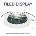 thumbnail image 5 of Whale Chic Chiffon Summer Dress: Beach Skirt with Polyester Straps, 5 of 6