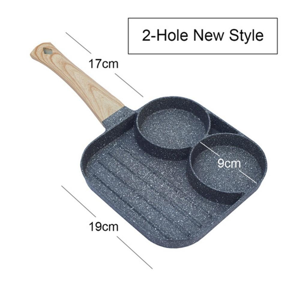 Frying pan Wheat Stone Divided Skillet 3-in-1 Breakfast Grill
