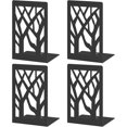 thumbnail image 1 of Bookends árbol negro metal moderno bookends antideslizante bookends para oficina en casa, 1 of 7