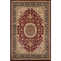 World Rug Gallery Traditional Oriental Medallion Design Area Rug