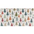 thumbnail image 2 of Haosy Hardcover 3 Ring Binder 1.5 Inch Ring Decorative Binder Organizer for Home School Office, Colorful Plaid Christmas Tree, 2 of 10