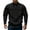 A-Black348, variant on Mens Sweatshirts Vintage Half Zip Stand Up Trendy Pullover Sweatshirt Chest Zip Pockets Front Kangaroo Pocket Solid Color Top