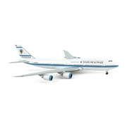 Hogan 500 Scale Die-Cast HG5514 1-500 State of Kuwait 747-8 REG No. 9K-GAA Unflexed Wings