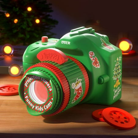 

Christmas Projection Camera Children s Early Education Projector Supports Disc Multi Projection Image Night Light toy indoor Outdoor Lightweight Holiday Party Garden