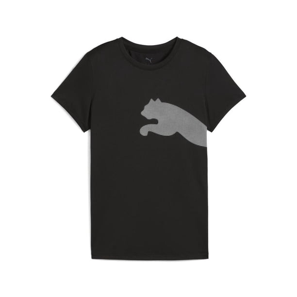 Playera Puma Tad Big Logo Tee para Mujer 526673-01 negro M