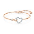 thumbnail image 1 of Pulseras de Mujer 925 Corazón Infinito Chapado en Oro Blanco Pulsera Ajustable con Diamantes Los Mejores Regalos para el día de la Madre para Mujeres y niñas Swarovski  ER, 1 of 5