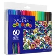 Essentials By Leisure Arts Arts Double Ended Marker Set 60pc