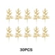 thumbnail image 5 of Toystoory 30 pack/lote brillan y brillan con decoraciones para árboles de Navidad ramitas de brillantina para diversión DIY versátil oro 30 Uds., 5 of 6