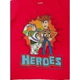 thumbnail image 2 of Toddler Boys Disney Toy Story T-Shirt Woody & Buzz Lightyear Heros Tee Shirt 2T, 2 of 2
