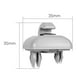 thumbnail image 5 of Fiudx Ofertas de la semana Gancho de sujeción para visera interior gris, soporte de sujeción con hebilla de plástico para visera, 5 of 7