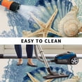 thumbnail image 4 of Blue Coastal Starfish Outdoor Rug 5x8 Ft, Non Slip Washable Area Rug, Vintage Beige Nautical Coral Summer Patio Rugs Carpet Runner, Large Floor Mat for Indoor/Outdoor Deck Porch Camping, 4 of 8