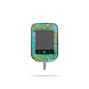 MightySkins ABFRPRNE-Teal Marble Skin for Abbott Freestyle Precision Neo - Teal Marble