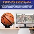 thumbnail image 5 of Hold My Ball Basketball Holders – Black Large Hand Wall Mount Displays for Ball Storage & Memorabilia - Ball Storage rack for Basketball, Soccer or Volleyballs, 5 of 7