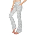 thumbnail image 3 of ALWAYS Women's Leg Flare Bell Bottom Soft Stretchy Pants HEATHERGREY S, 3 of 6