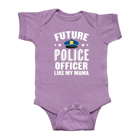 

Inktastic Future Police Officer Like My Mama Gift Baby Boy or Baby Girl Bodysuit
