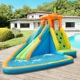 thumbnail image 2 of Costway  Kids Bounce House Castle Splash Water Pool W/ 740W Blower, 2 of 10