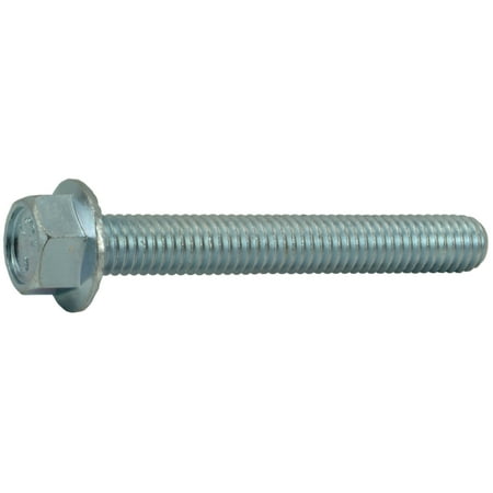 

3/8 -16 x 2-3/4 Zinc Grade 5 Hex Washer Head Serrated Flange Bolts (4 pcs.)