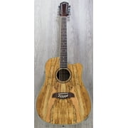 Oscar Schmidt OD312CE 12-String Acoustic-Electric Guitar Spalted Maple