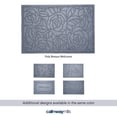 thumbnail image 5 of Poly Rose Indoor/Outdoor Mat,18" x 30", Light Grey, 5 of 6