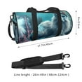 thumbnail image 2 of KLL Cat Underwater Fantasy Duffle Bag For Men Women Sport Gym Fitness Tote Travel Training Workout Basketball Football Weekender, 2 of 6