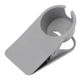 thumbnail image 1 of Portavasos Clip Escritorio Lado Vidrio Taza Botella Abrazadera Soporte Plástico para Hogar Oficina Almacenamiento Gris, 1 of 14