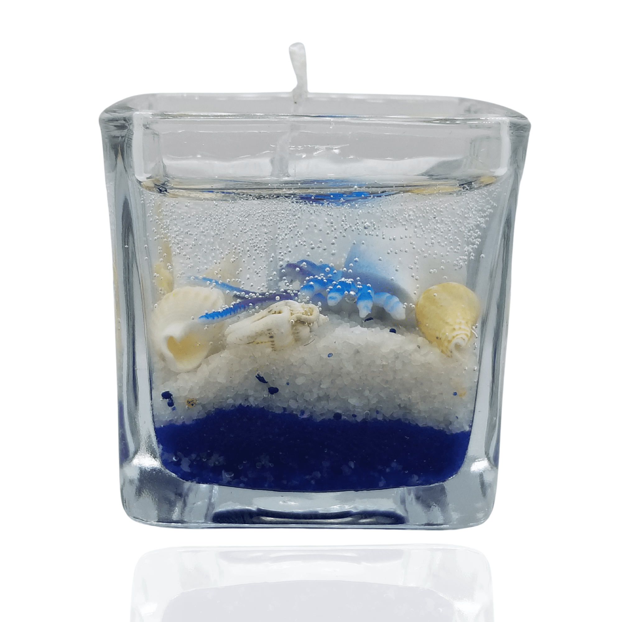 Scented Gel Wax Sea Candle Ocean Themed Candles Handmade and Eco-Friendly  Decorative Glass Body Relaxing and Stress Relief Candles for Home Bath  Decoration Wedding Party Favors & Gifts 7.7 Oz 